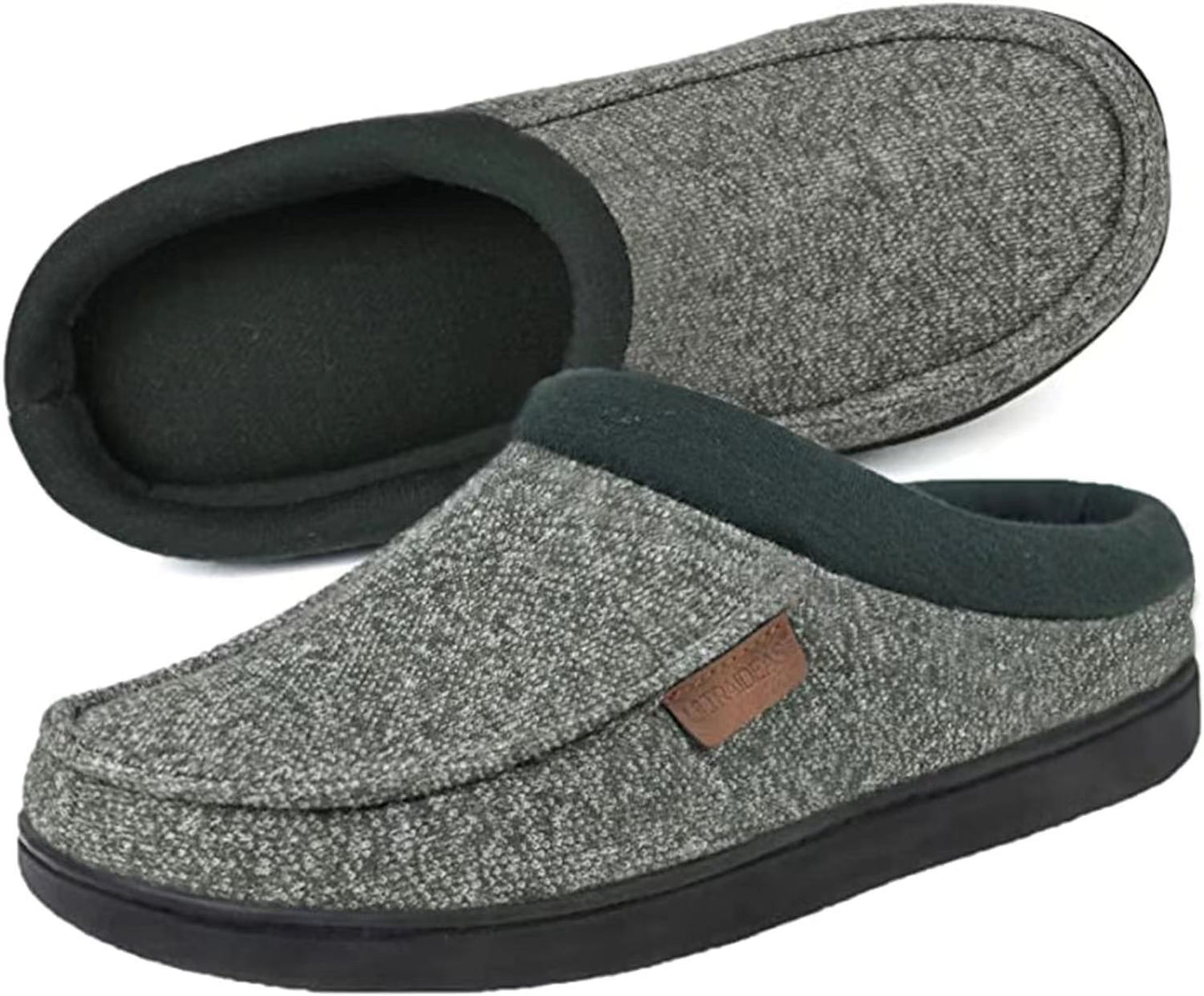 Memory Cotton Men's Plus Size Cotton Slippers