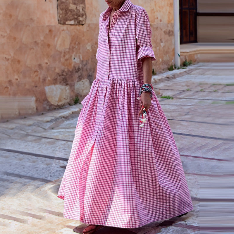 Women's Clothing Fashion Long Sleeve Dress