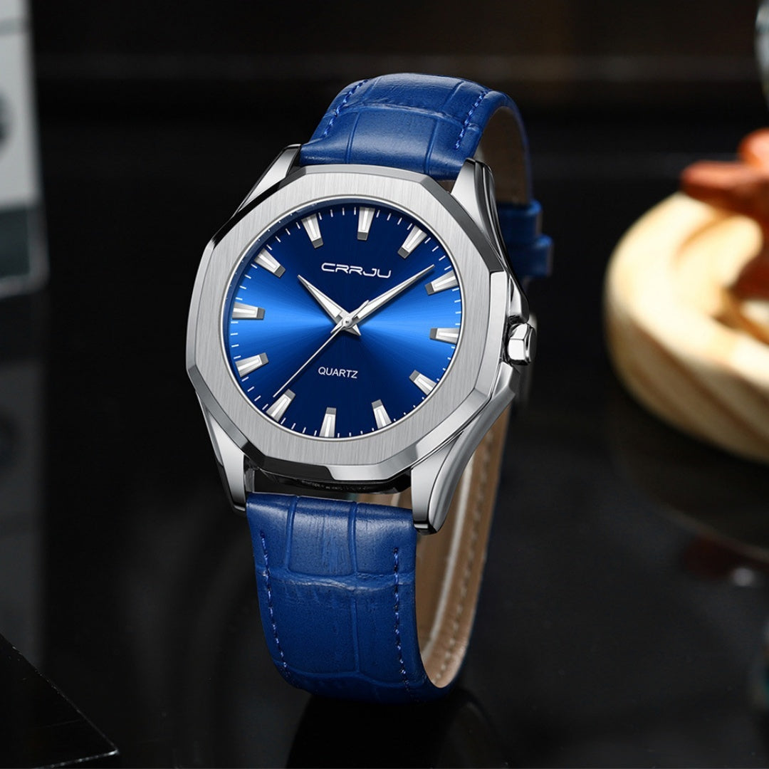 Simple Waterproof Round Casual Quartz Watch