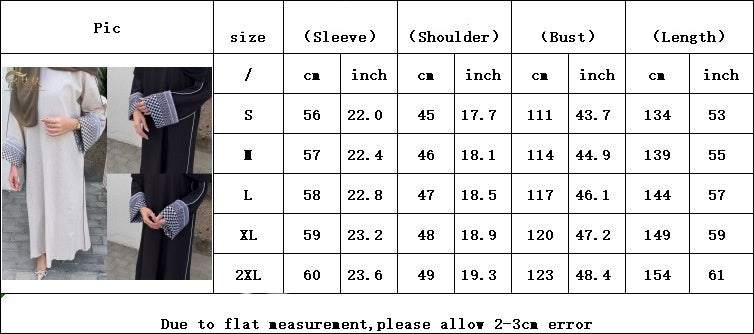Dubai Middle East Turkey Dubai Stitching Series Elegant Dress
