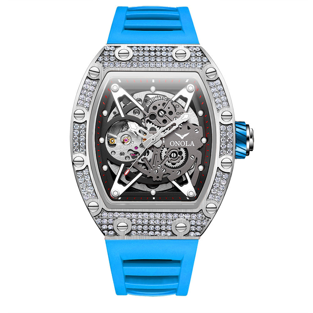 Fully-jewelled Automatic Mechanical Watch Men