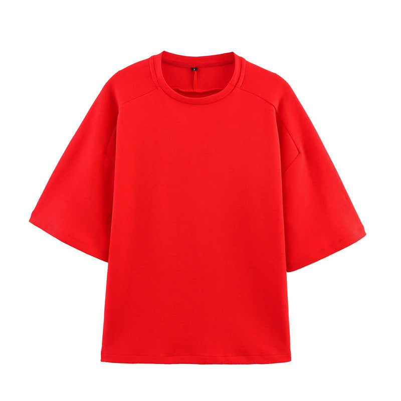 Short Sleeve Double-sided Cloth Sweater Pants
