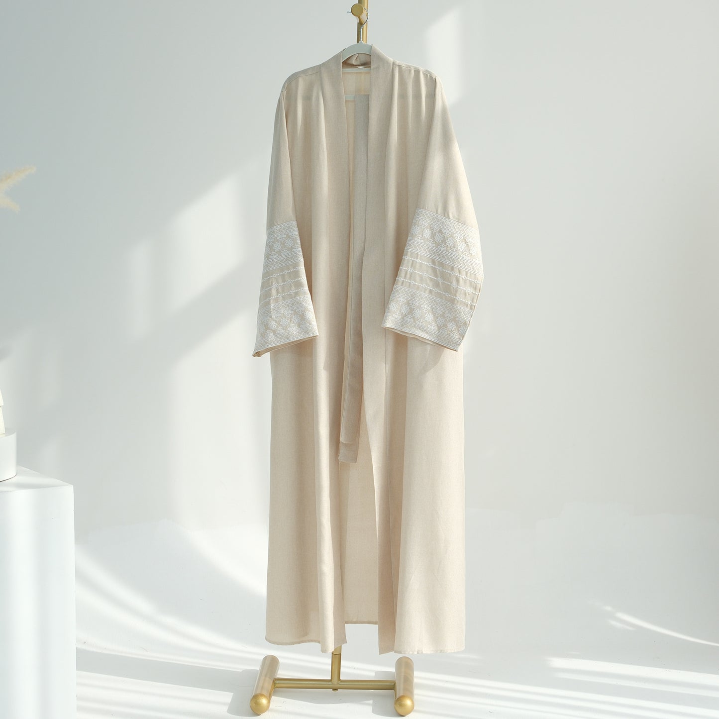 Dubai Middle East Turkey Dubai Embroidered Elegant Cardigan Robe