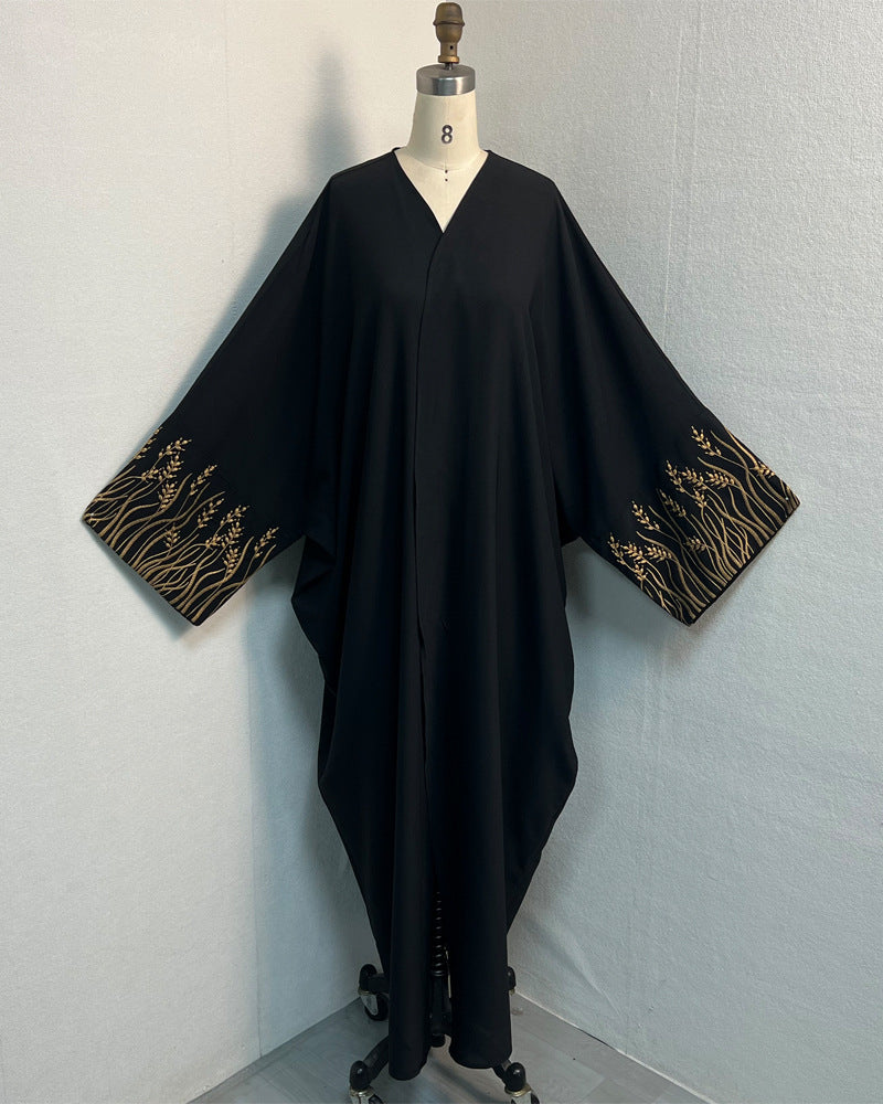Arab Embroidery Embroidery Outerwear Abaya Robe