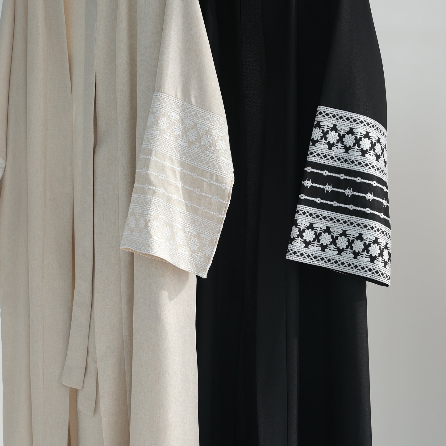 Dubai Middle East Turkey Dubai Embroidered Elegant Cardigan Robe