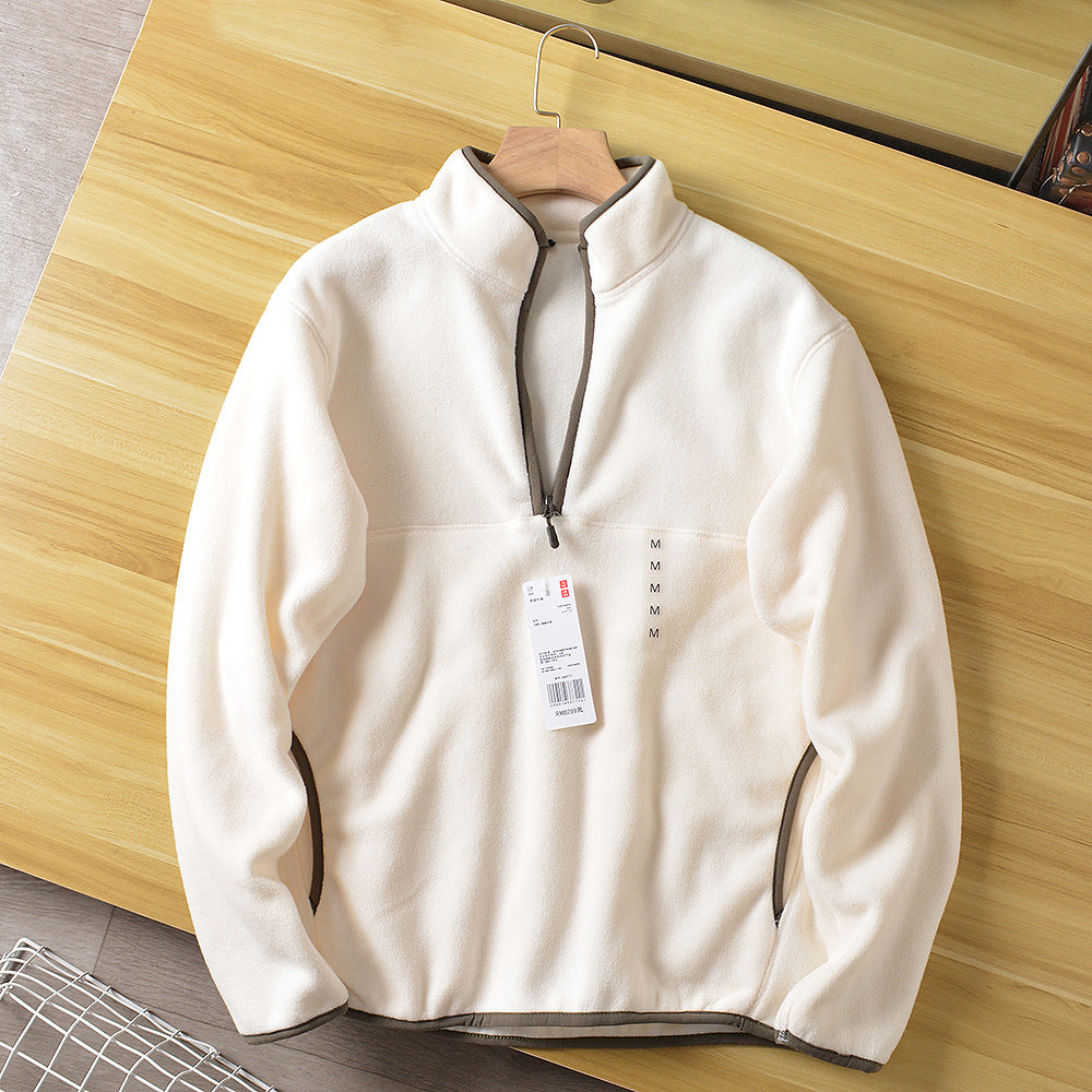 Polar Fleece Fashionable Warm Pullover Sweater