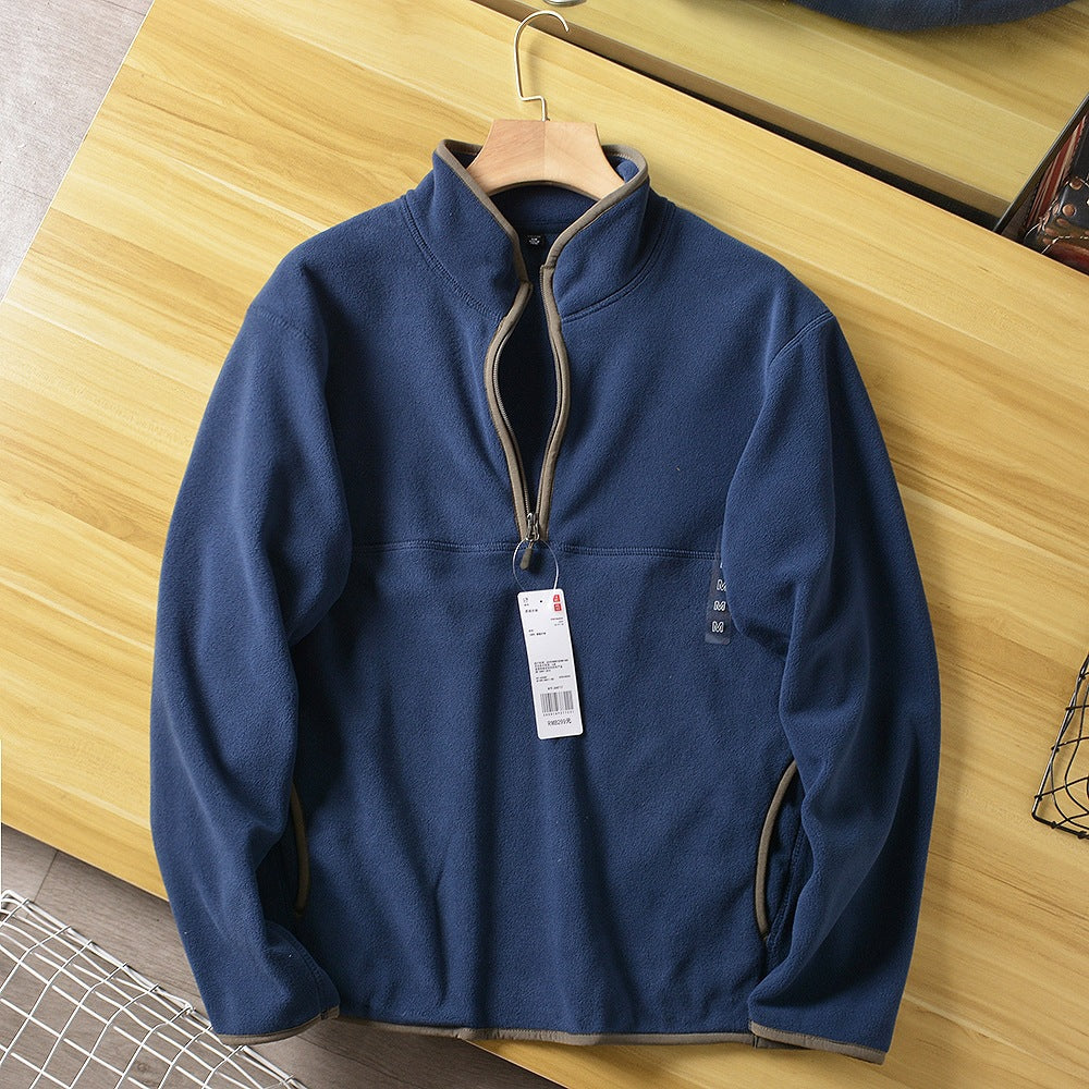 Polar Fleece Fashionable Warm Pullover Sweater