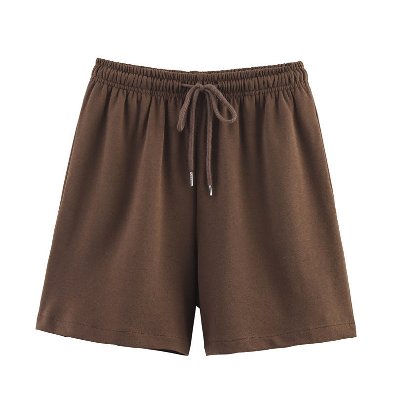 Short Sleeve Double-sided Cloth Sweater Pants