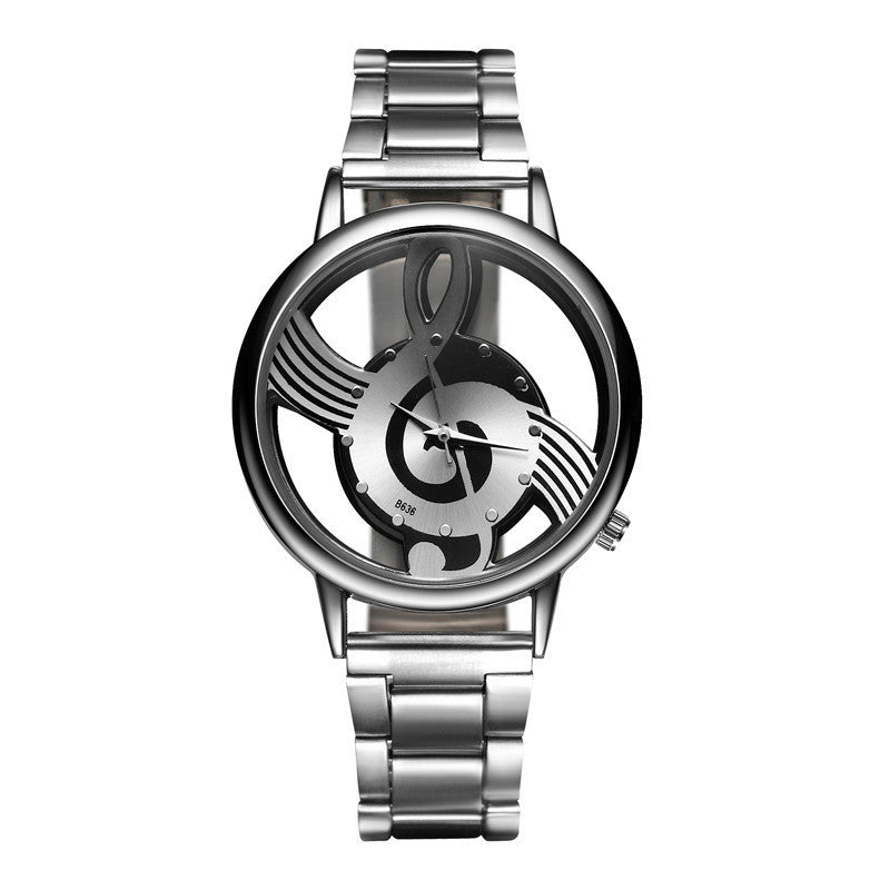 Korean Style Personality Hollow Out Music Watch