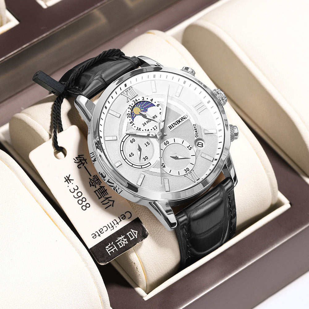 Quartz Multifunctional Chronographe Waterproof