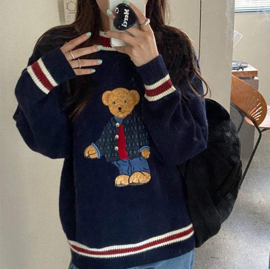 Loose And Lazy Style Knitwear
