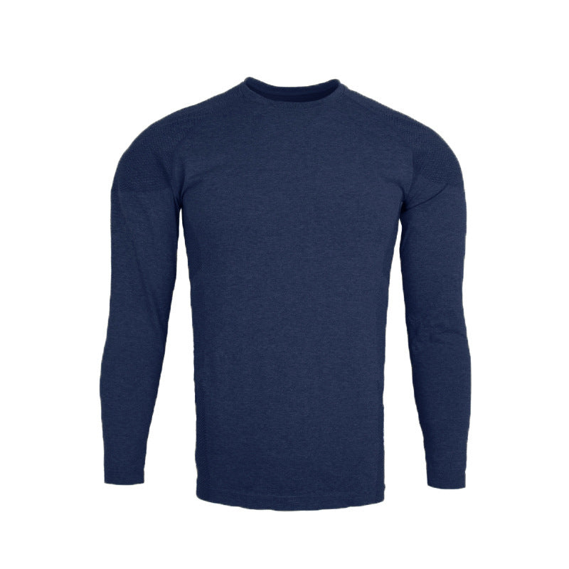 Seamless Long-sleeve Zipper Training Fitness Outdoor Strong Top Slim Fit