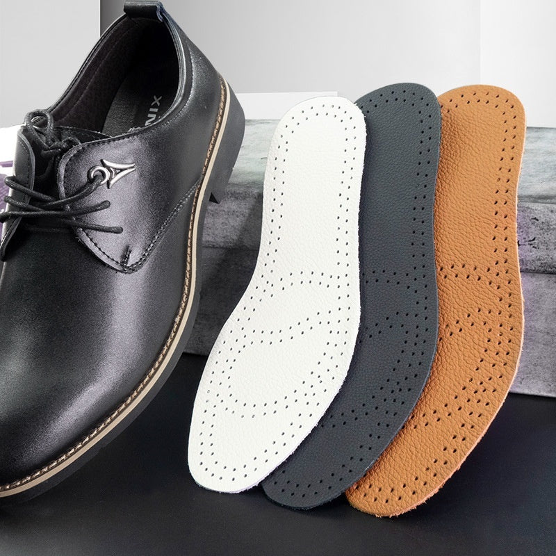 Massage Shock Absorption Deodorant And Breathable Cowhide Insole