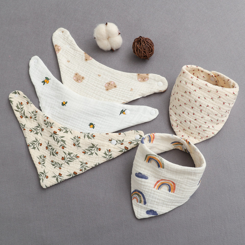 Muslim Gauze Baby Saliva Scarf Bib